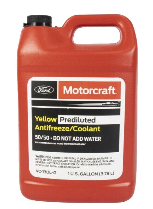 4 Gallon Engine Coolant Antifreeze Motorcraft Yellow Pre diluted
