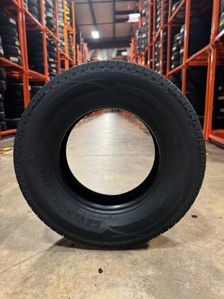 2 NUEVOS NEUMÁTICOS 245/70R17 VENOM ENCUBIERTOS H/T PARA TODAS LAS ESTACIONES CARRETERA LETRA BLANCA R17 Foto 3 de 4