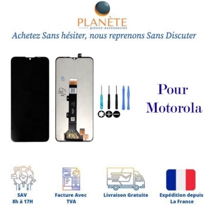 27594 - ECRAN LCD POUR MOTOROLA XT2127-4 MOTO G10 NOIR - Compatibile