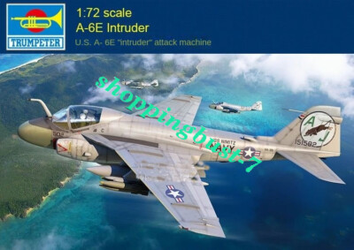 Trumpeter 01641 1:72 Scale A-6E Intruder Plastic Model Aircraft Kit