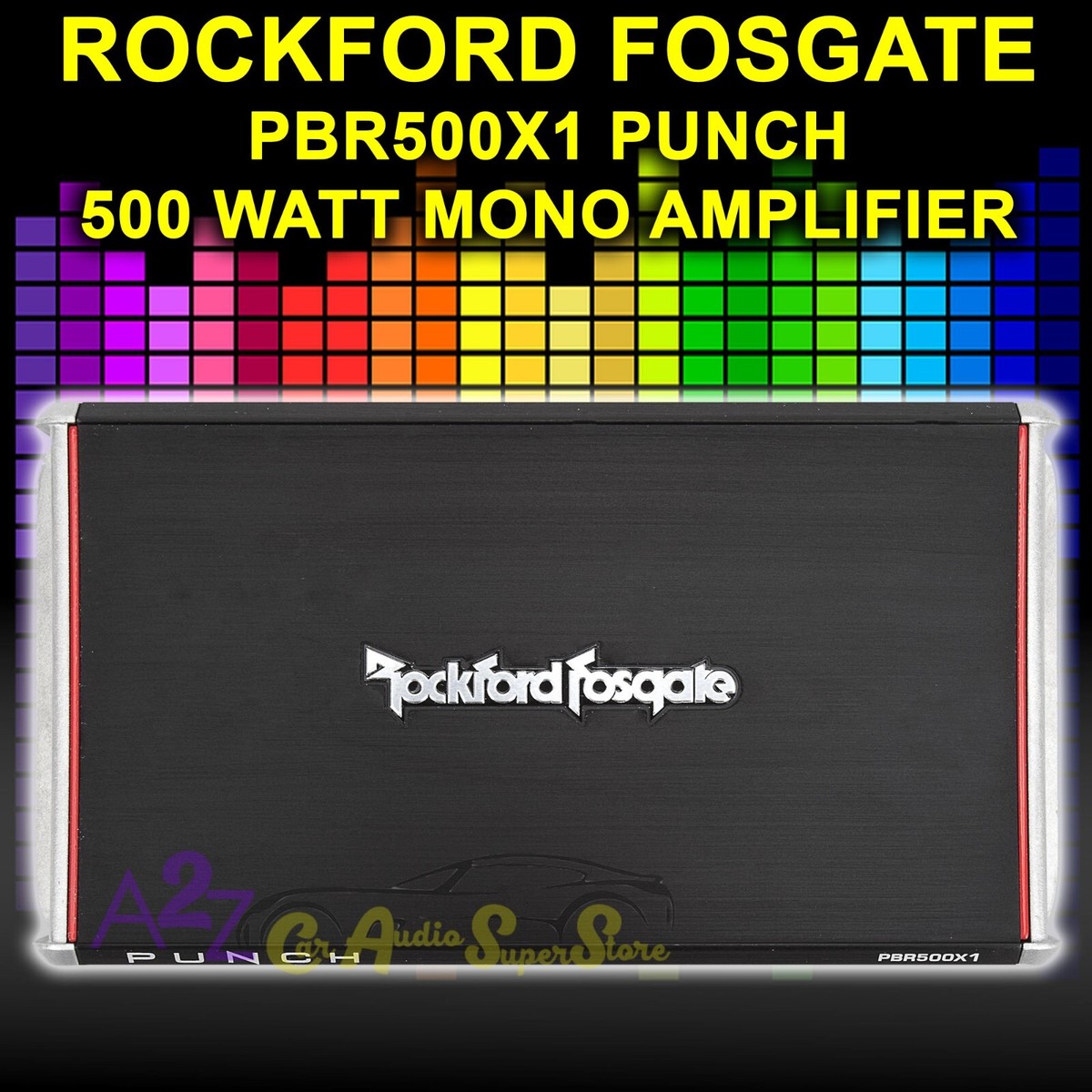 ROCKFORD FOSGATE PUNCH PBR500X1 500W MONO AMPLIFIER COMPACT