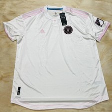 NEW Inter Miami CF adidas 2020 Authentic Blank Primary Jersey 2XL White EH8630