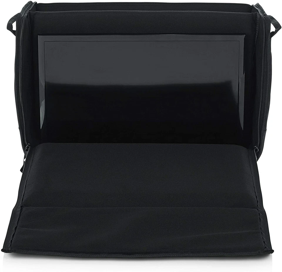Padded Nylon Dual Carry Tote Bag for Transporting (2) 19" - 24" LCD Screens - Image 3 of 4