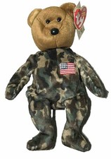 Ty Beanie Baby - HERO the Military Bear (Agent Cody Banks 2 RARE Promo) MWMTs