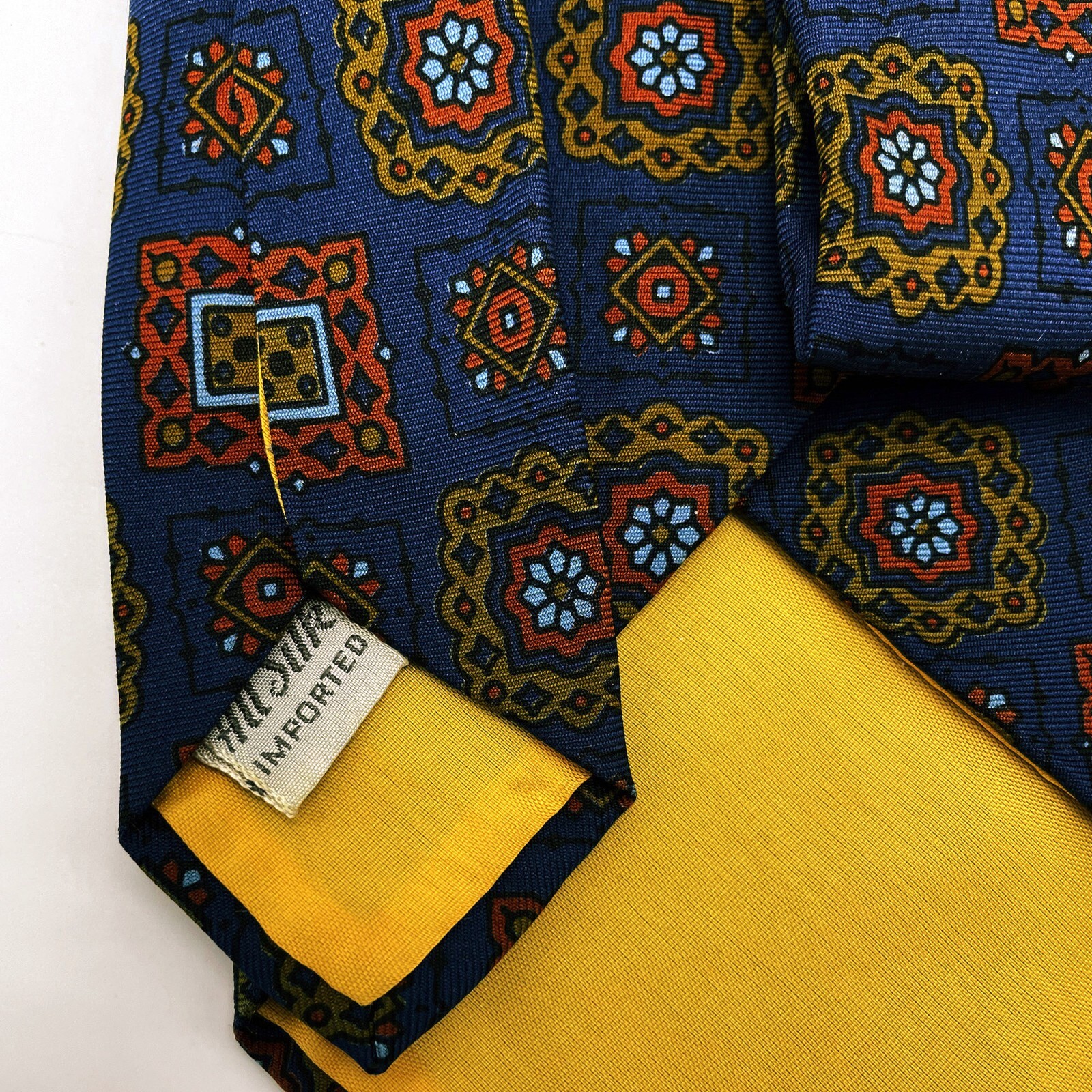 Mr. John Imperial Beau Brummel Tie Vintage Silk Imported image 6
