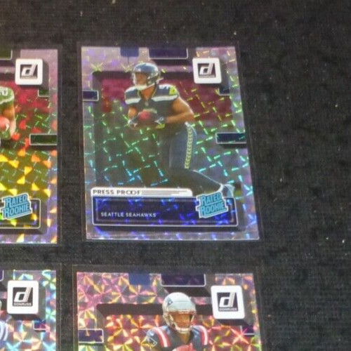 2022 Panini Donruss Rated Rookie RC Hyper Press Proof ~ Kenneth Walker #318