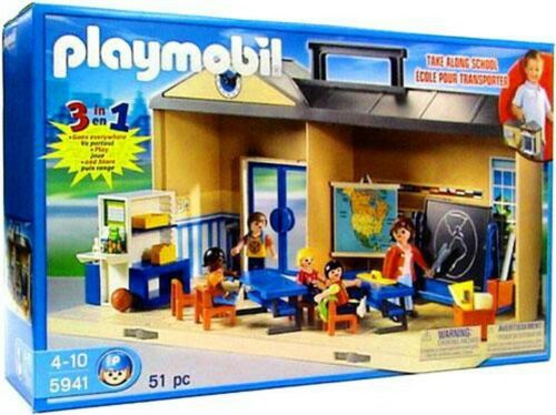 PLAYMOBIL 5941 Take Along School neuf scellé OOP - Photo 1 sur 2