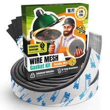 Gasket for Big Green Egg Large/XL/XXL - 16 FT Wire Mesh Gasket - Fiberglass B...