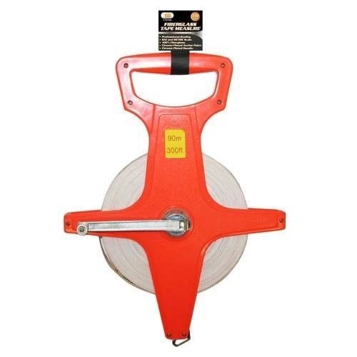 300 Ft Open Reel Long Distance Measuring Tape Core Reel Contractor Building 90M - Image 2 of 2