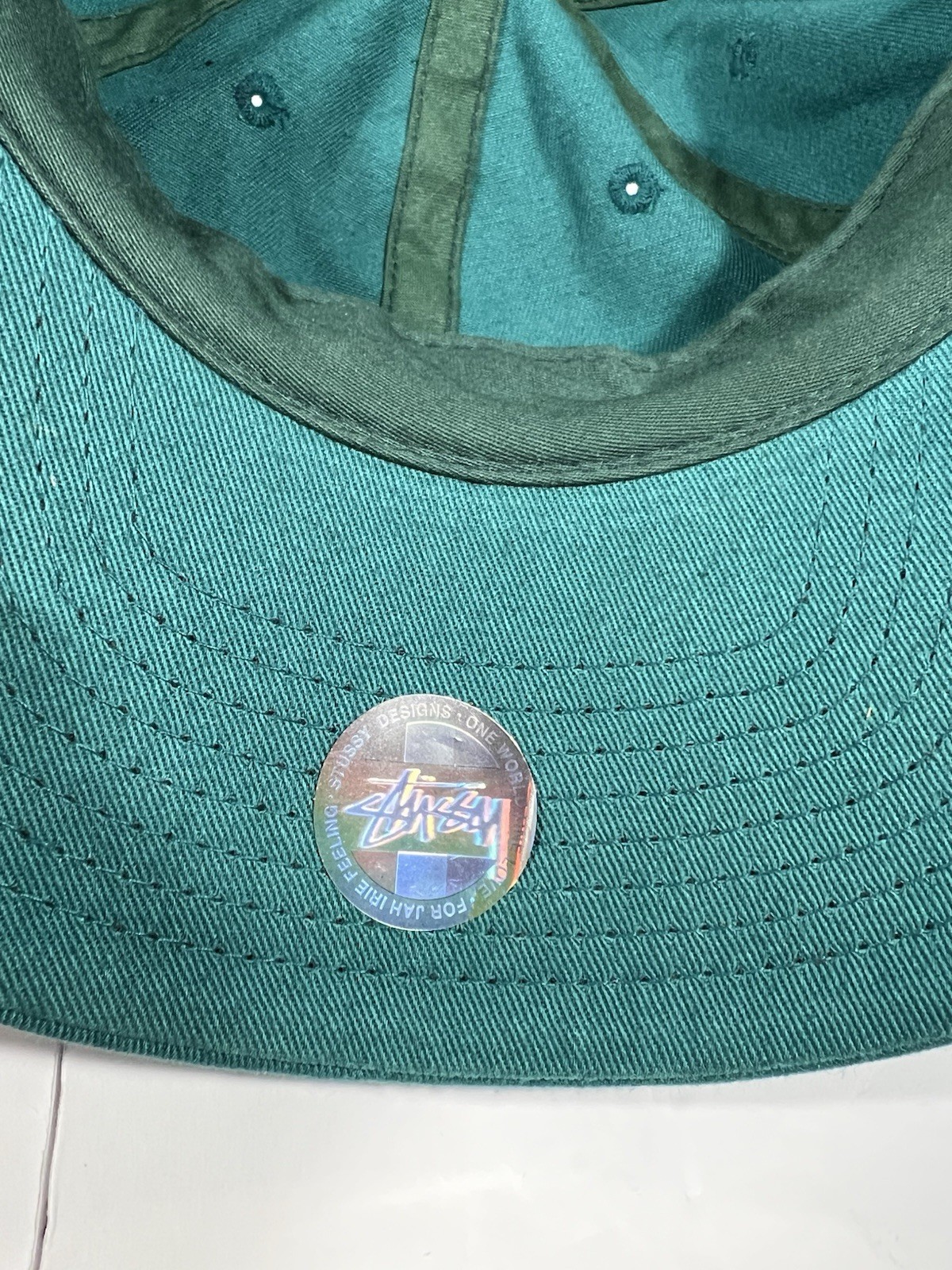 Stussy Teal Basic Stock Classic Script Logo Hat S… - image 8