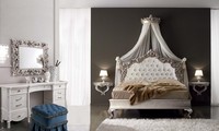 Schlafzimmer Komplett Set KöNigliches Barock Bett Schminktisch Nachttisch 6 Tlg.
