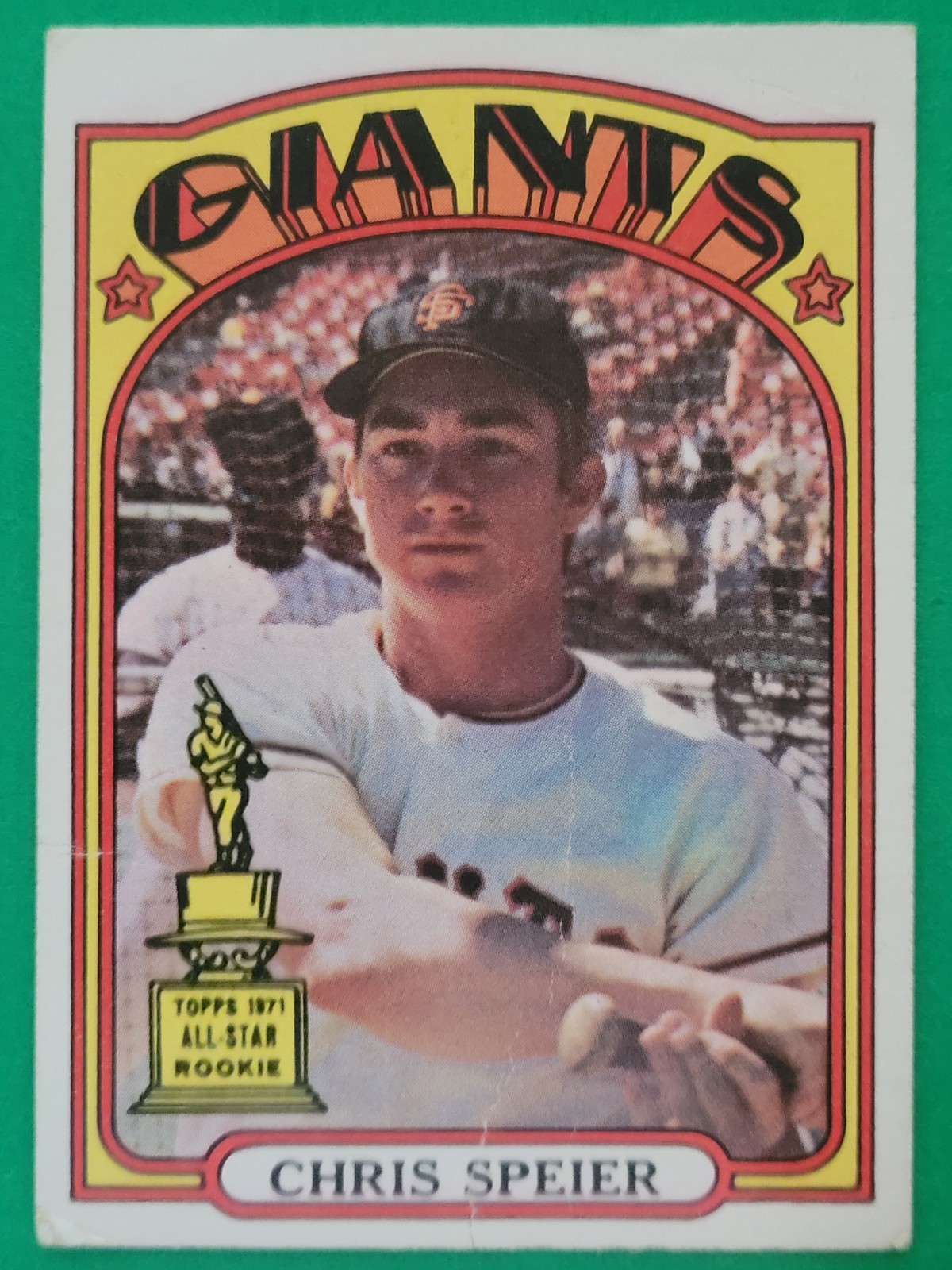 1972 Topps Chris Speier #165 San Francisco Giants EX 