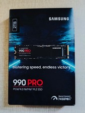 ⭐️ Samsung 990 PRO 2TB PCIe 4.0 NVMe M.2 SSD (MZ-V9P2T0BW)  100% ORIGINAL 🆕