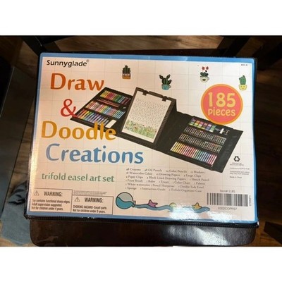 Draw &Doodle Creations Trifold Easel Art Set