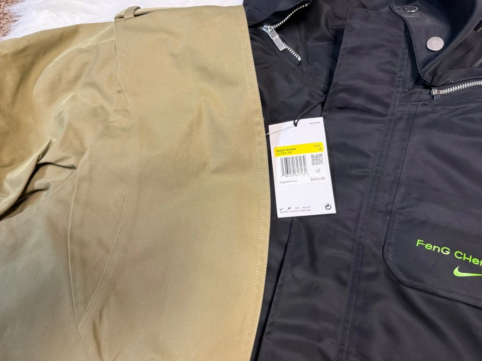 Nike X Feng Chen Wang Pro Transform Black Men's Size Small Jacket DV3999-068 - Image 4 of 4