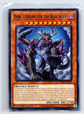 Derk, Longing for the Blue Skies BPRO-EN026 Burst Protocol Yu-Gi-Oh LP