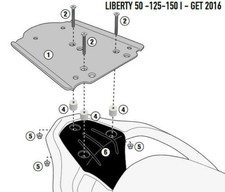GIVI SR5611 STAFFA PORTAPACCHI