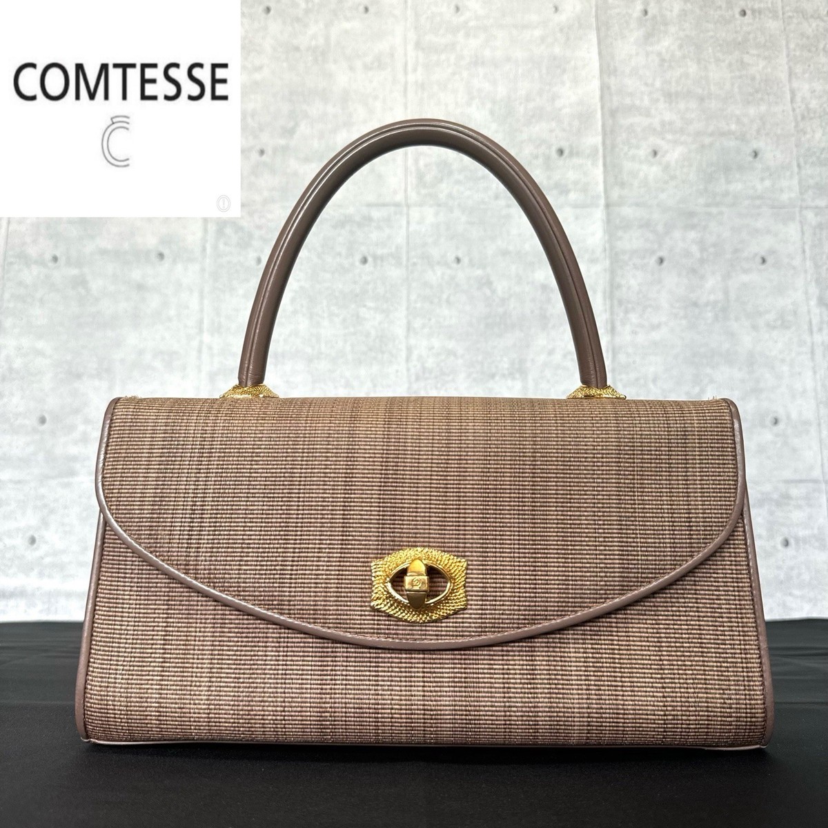 Comtesse Handbag Bag Hose hair Leather Gold Hardware Listenpreis 