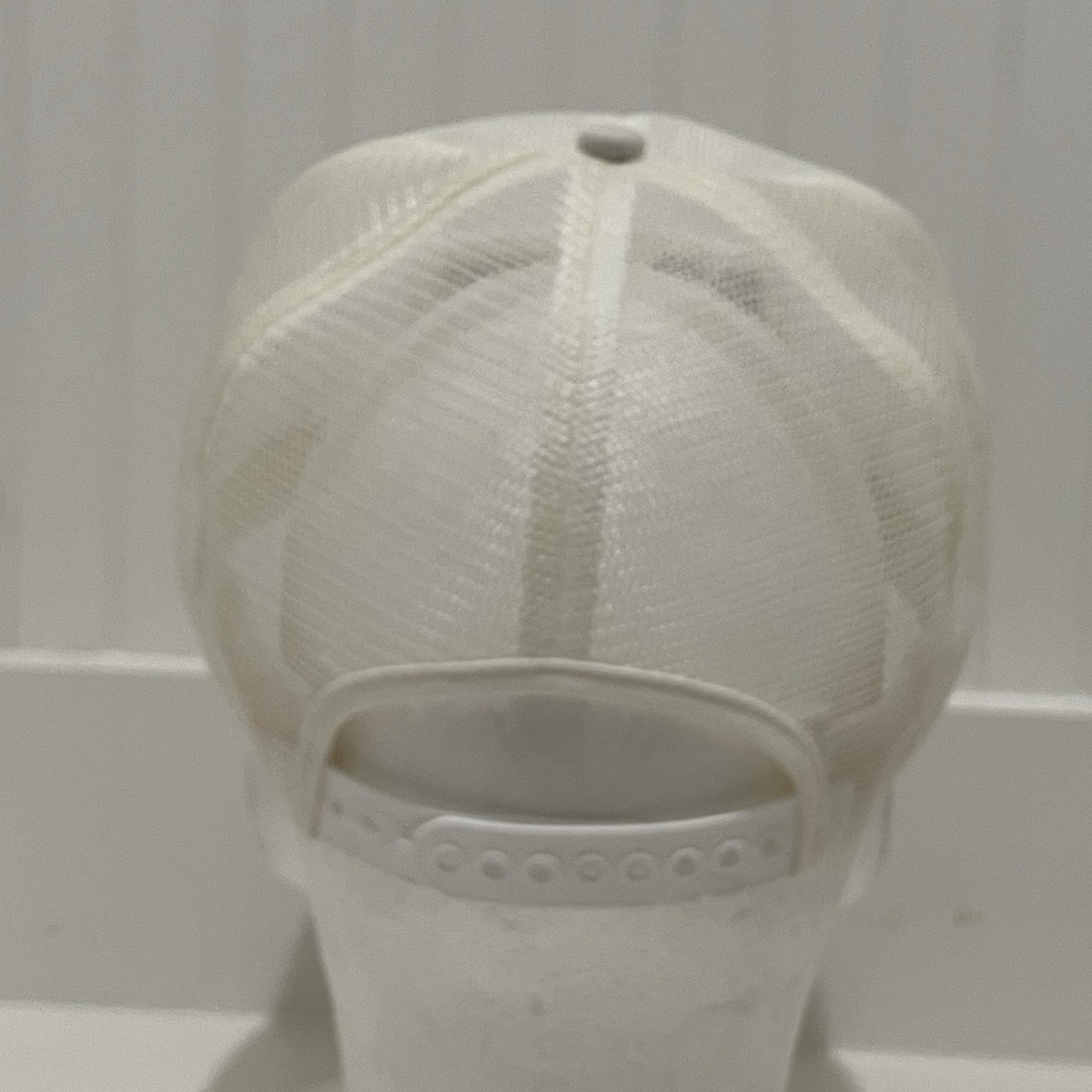 Vintage DARR CAT Diesel Power K-Products Mesh Patch Trucker Hat Ivory Cream View 5
