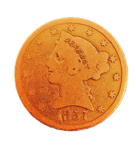 1857 Liberty Head $5 Gold Half Eagle – Pre-Civil War Classic