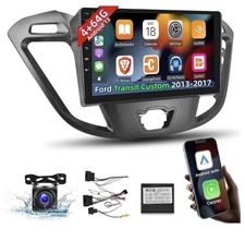 [8 Core 4G+64G] Car Radio for Ford Transit Custom Tourneo 2013-2021, 9 Inch Open