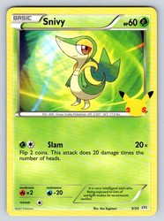 Snivy 005/025 McDonald's 25th Anniversary Promos