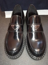 Prada Mocassini Chocolate Nero