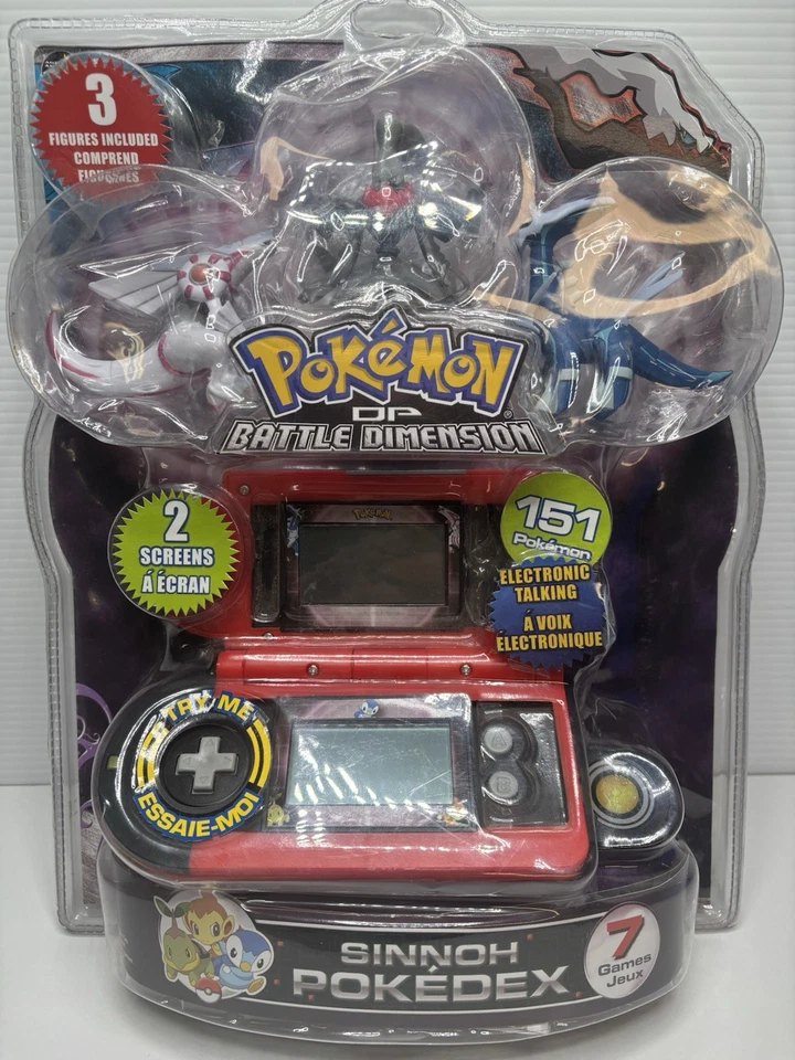 Pokemon Diamante Perla Sinnoh Pokedex Con 3 Figuras Selladas Pokemon 151 Foto 2 de 4