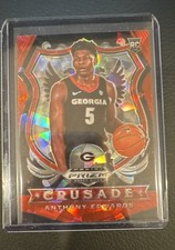 2020-21 Panini Prizm Draft Picks - Crusade Anthony Edwards #81 Red Ice Prizm...