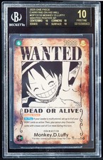 Monkey.D.Luffy #OP13-118 Wanted Poster SP BGS 10 Black Label