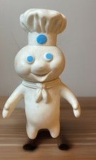 Vintage Pillsbury Doughboy Rubber Figure Swivel Head 7 Tall 1971 Good