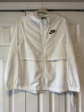 Nike Women's Repel Woven White Lightweight Running Jacket XS