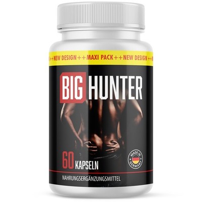 Big Hunter Kapseln - Liebe, Lust und Leidenschaft- für aktive Männer- 60 Kapseln