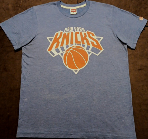 Unisex Med Homage New York Knicks NBA Basketball Retro Graphic T Shirt