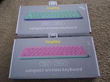 Heyday Brand - Compact Wireless Keyboard w/ Wireless USB Receiver  Bluetooth
