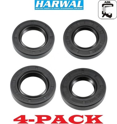 4-PACK! HARWAL TC 16x30x7-ADL Metric Oil Seal Buna-N Dual Lip, Spring 16-30-7