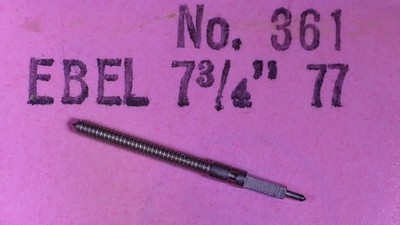 Watch Winding Stem - Ebel 7¾'' 77 - Thread Ø 0.90 Mm Length 13.10 Mm Steel