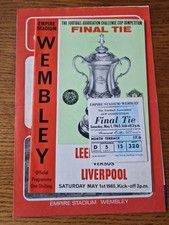 1965 Fa Cup Final Programme, Ticket & Songsheet - Liverpool v Leeds United