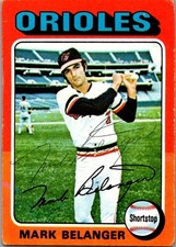 1975 Topps Mark Belanger [Base] Base Set #74 AUTO AUTOGRAPHED SIGNED