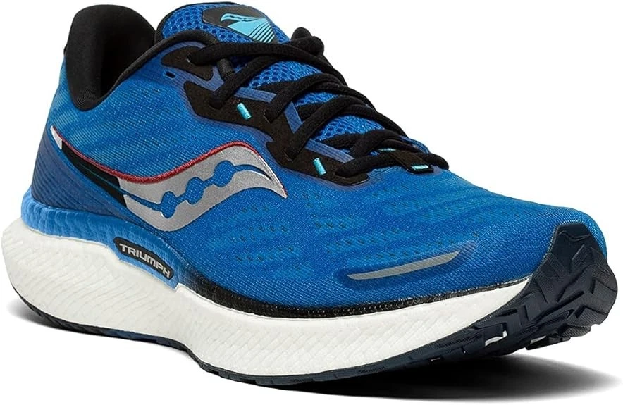 Saucony® Men's 8 M Triumph 19 Running Shoes in Royal/Space - Image 2 of 4