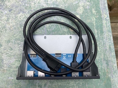 5.25" Front Panel USB Hub 2 Ports Usb 3.0 And 2 Ports Usb 2.0 With HD-Audio Port - Afbeelding 2 van 5