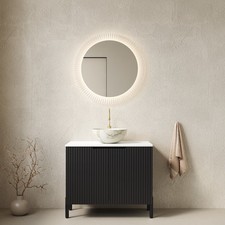 TURIO 30" Bathroom Vanity with Sink, Freestanding Bathroom Storage Cabinet wit