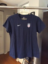 USA Women Soccer Team #2 Mallory Pugh Blue Shirt Ladies Extra Large XL Nike