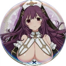 Senran Kagura Burst Hyper Can Badge 57mm Full Body Purple Collection