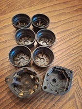 Vintage European Style Tube Socket Lot