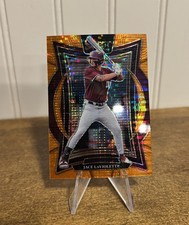 2025 Panini Select - Concourse Jace LaViolette #41 Orange Prizm 7/49 (RC)