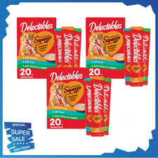 Delectables Squeeze Up Lickable Tasty Wet Cat Treat Tuna, Chicken 60 Count