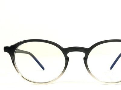 Tom Davies Eyeglasses Frames TD762 Col 2289 Gray Clear Fade Round 49-20-145