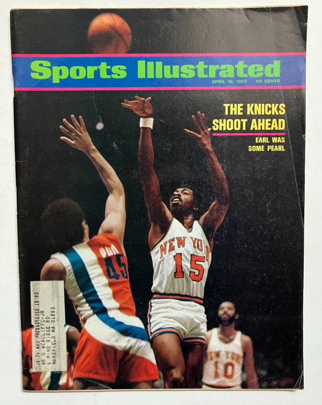 EARL MONROE New York Knicks SPORTS ILLUSTRATED Magazine APRIL 16, 1973