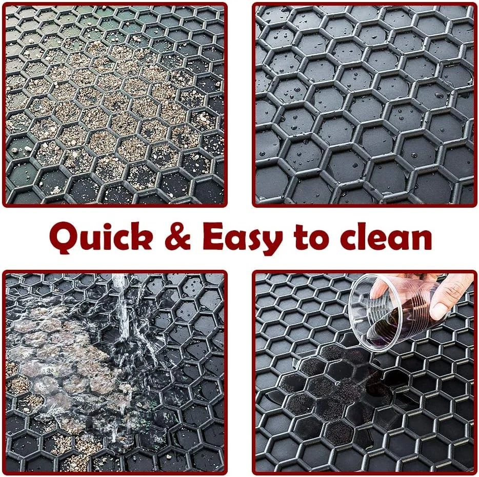 Alfombrillas TeddyTT compatibles con Ford Fusion 2013 2014 2015 2016 2017 negras Foto 4 de 4